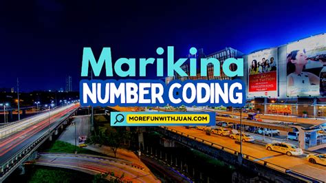 Number Coding in Marikina City (Window Hours, Exemptions & Fees).